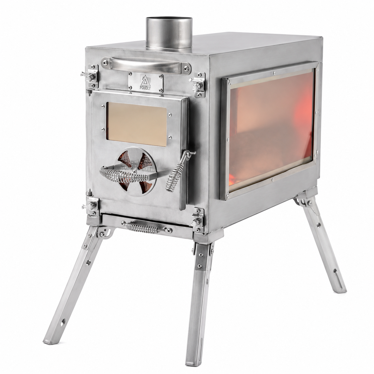 Coody 17.2 Inflatable Air Tent with Caminus M Wood Stove