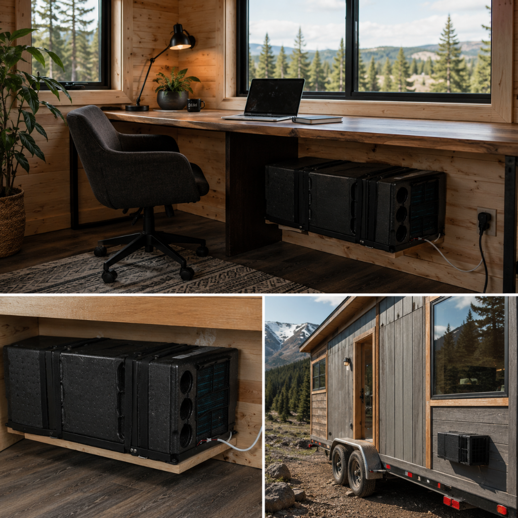 Pioneer 10,000 BTU Under-Bench Heat Pump Air Conditioner System