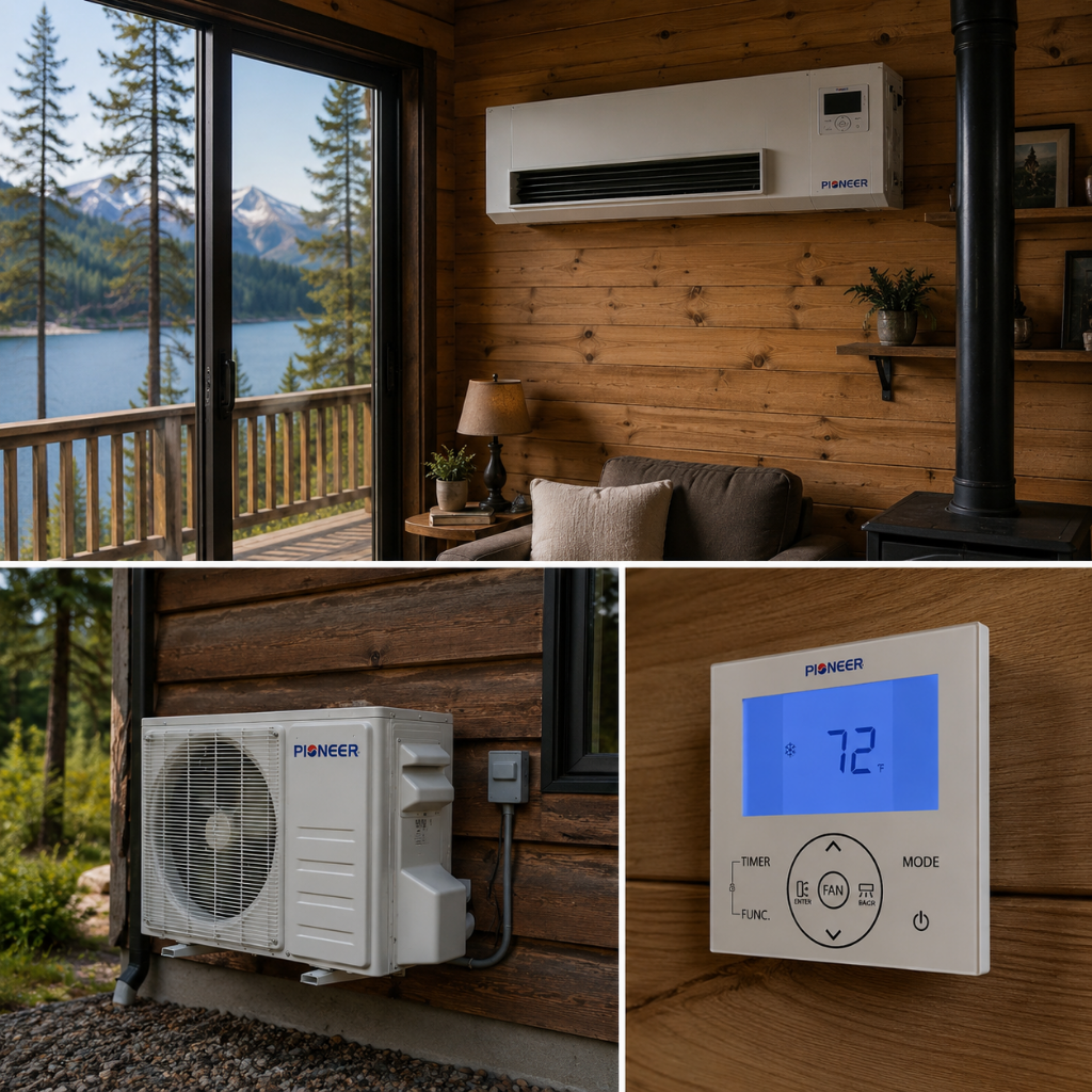 Pioneer Quantum Ultra 9,500 BTU Ceiling Concealed Ducted Heat Pump System