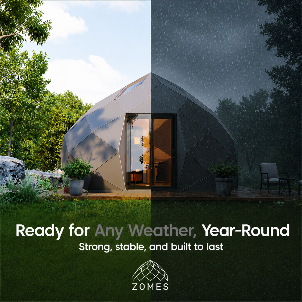 Zomes Studio Outdoor Pod | Modern Backyard Wellness Retreat