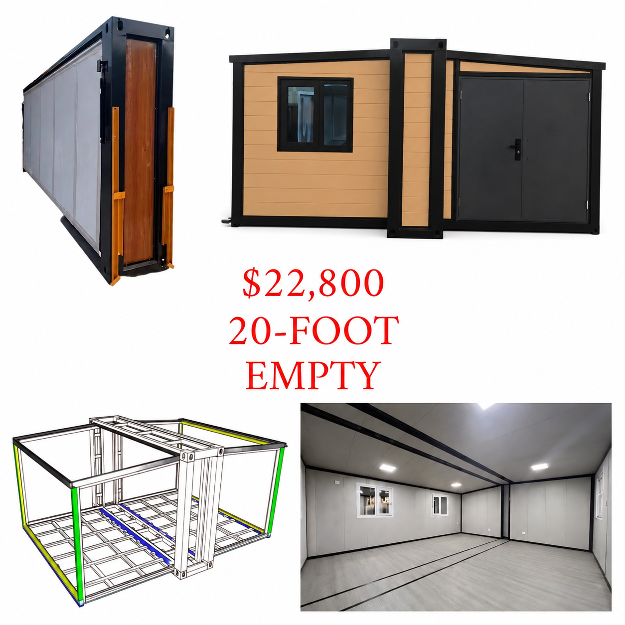 Expandable Folding Tiny Home | Modern Prefab Modular Living Space