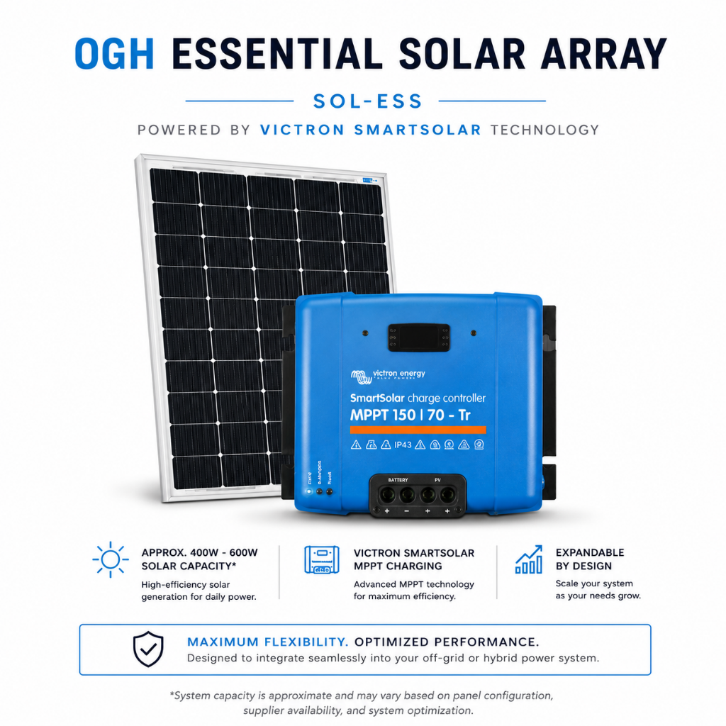 OGH Essential Solar Array SOL-ESS | Compact Solar Power System