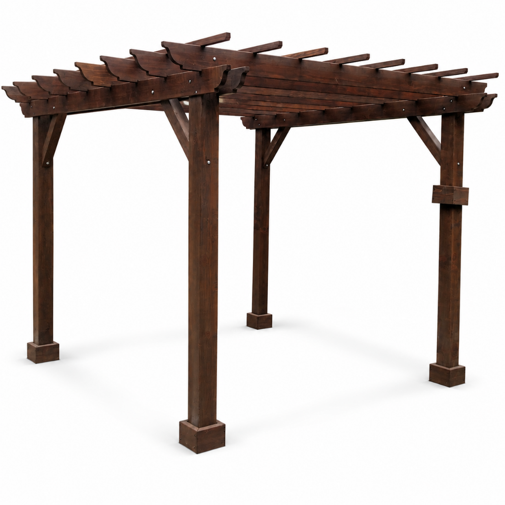 Best Redwood Super Deck Pergola | Custom Redwood Outdoor Pergola System