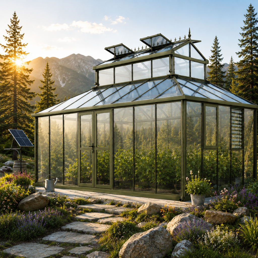 Janssens Cathedral Greenhouse | Luxury Glass Conservatory