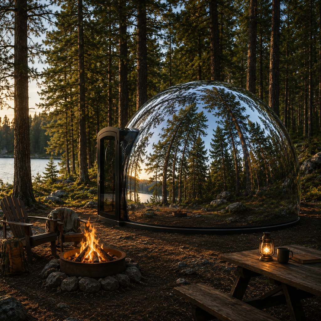 Dome Spaces Excalibur DMF6300 | Geodesic Luxury Glamping Dome
