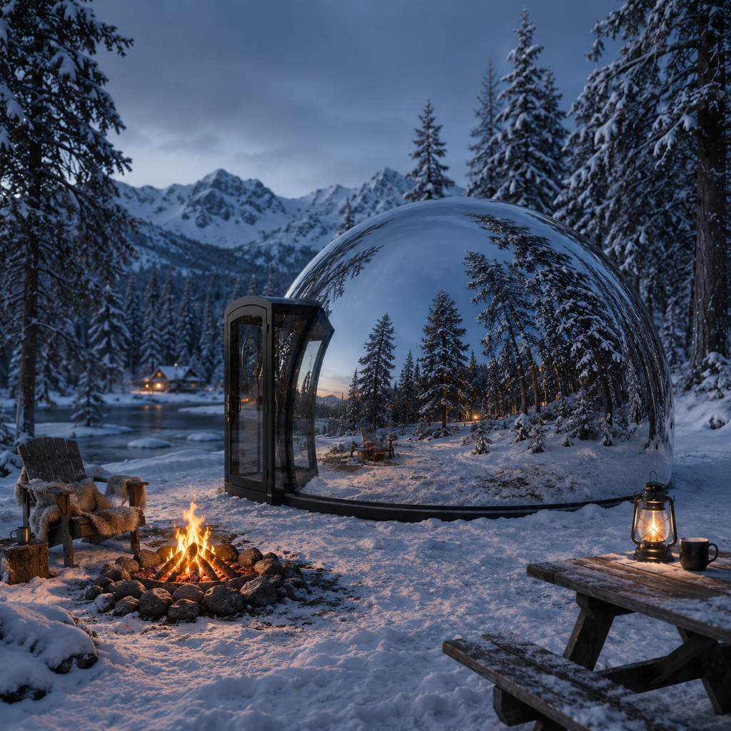 Dome Spaces Excalibur DMF6300 | Geodesic Luxury Glamping Dome