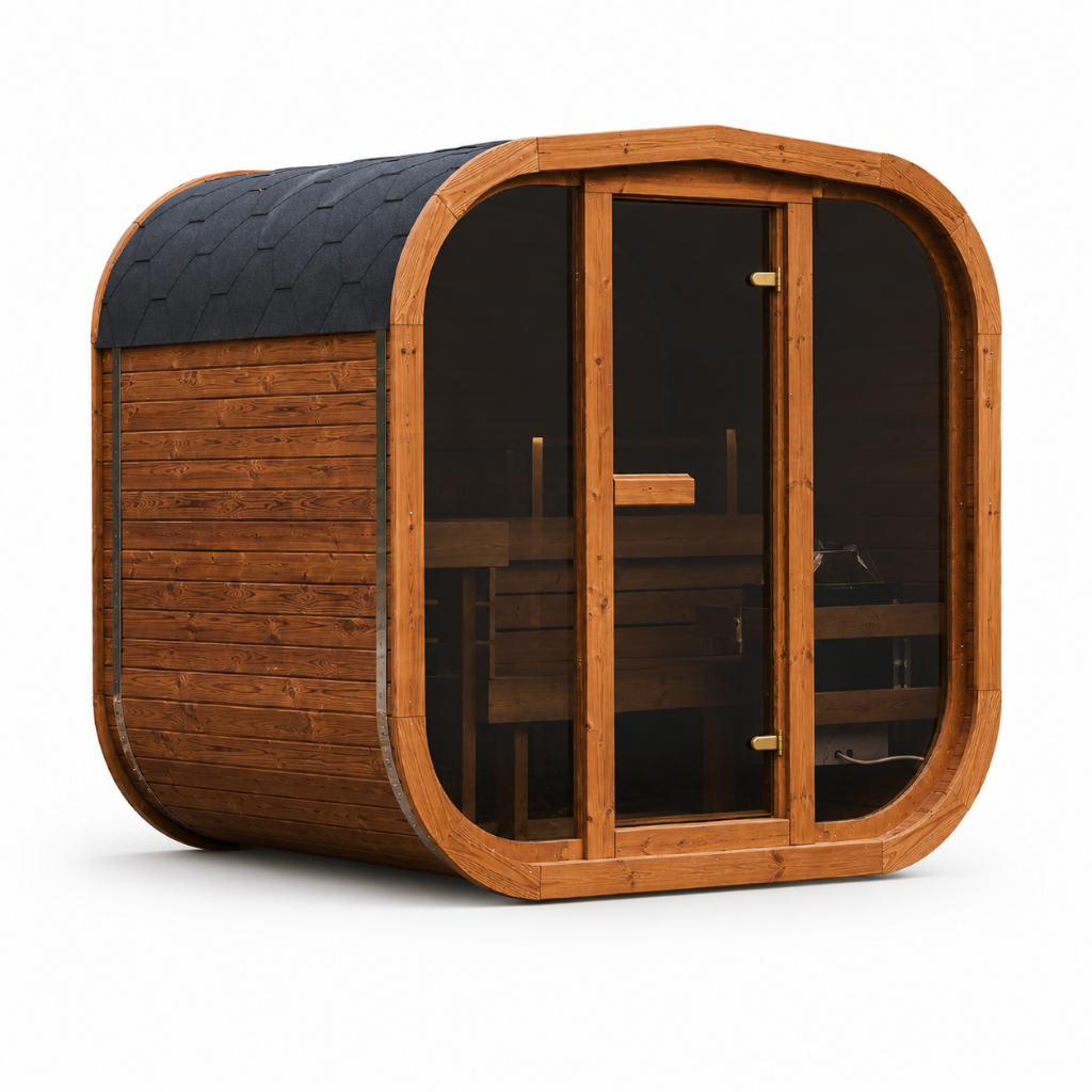 ThermoWood 4 Person Outdoor Sauna MW16