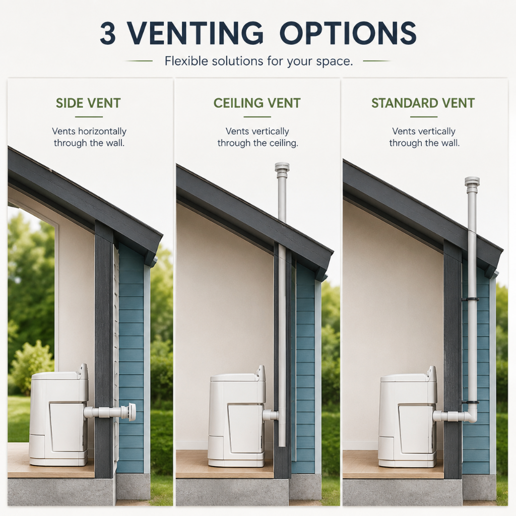 EcoJohn TinyJohn | Waterless Incineration Toilet