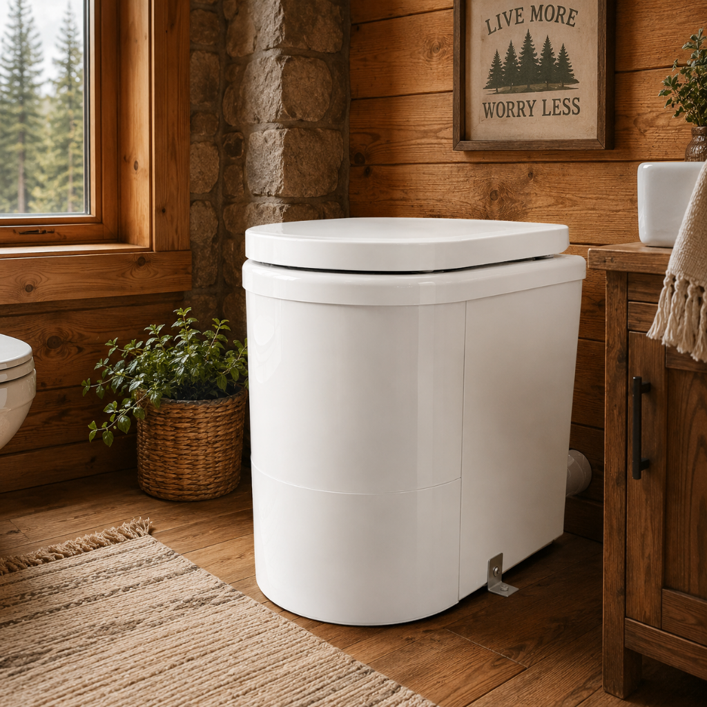 EcoJohn TinyJohn | Waterless Incineration Toilet
