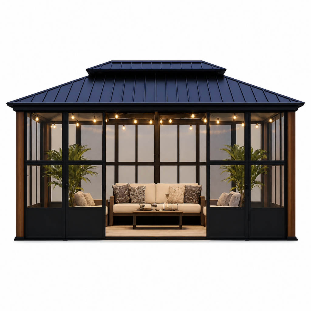 Alora Oasis Heavy-Duty Hardtop Sunroom (SAK79102)