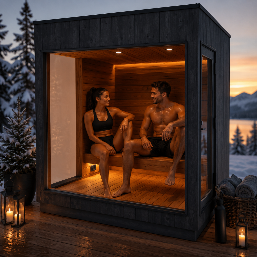 ThermaSol Nordic Misty Medium Outdoor Lounge Cabin (SAK57649)