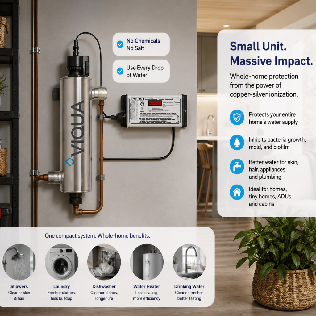 Stainless Steel High Output UV Water Disinfection System