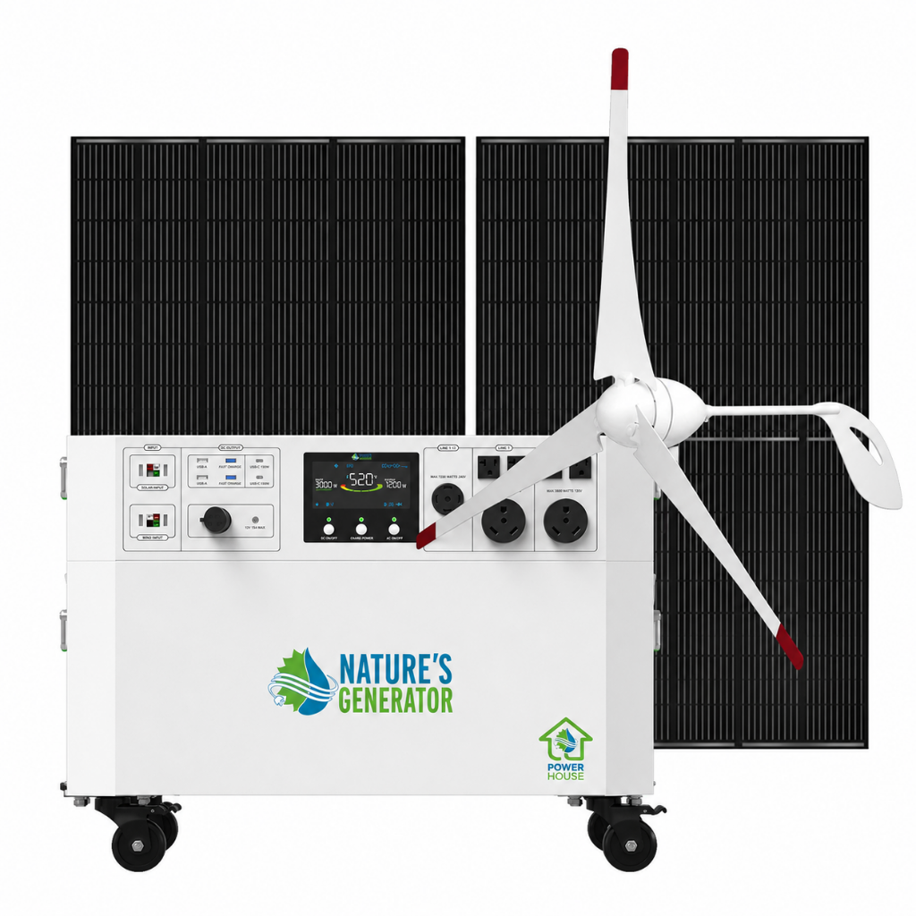 Nature’s Generator Powerhouse V2 Solar & Wind Generator