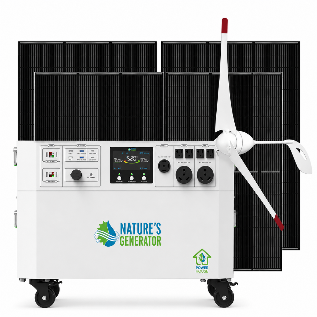 Nature’s Generator Powerhouse V2 Solar & Wind Generator