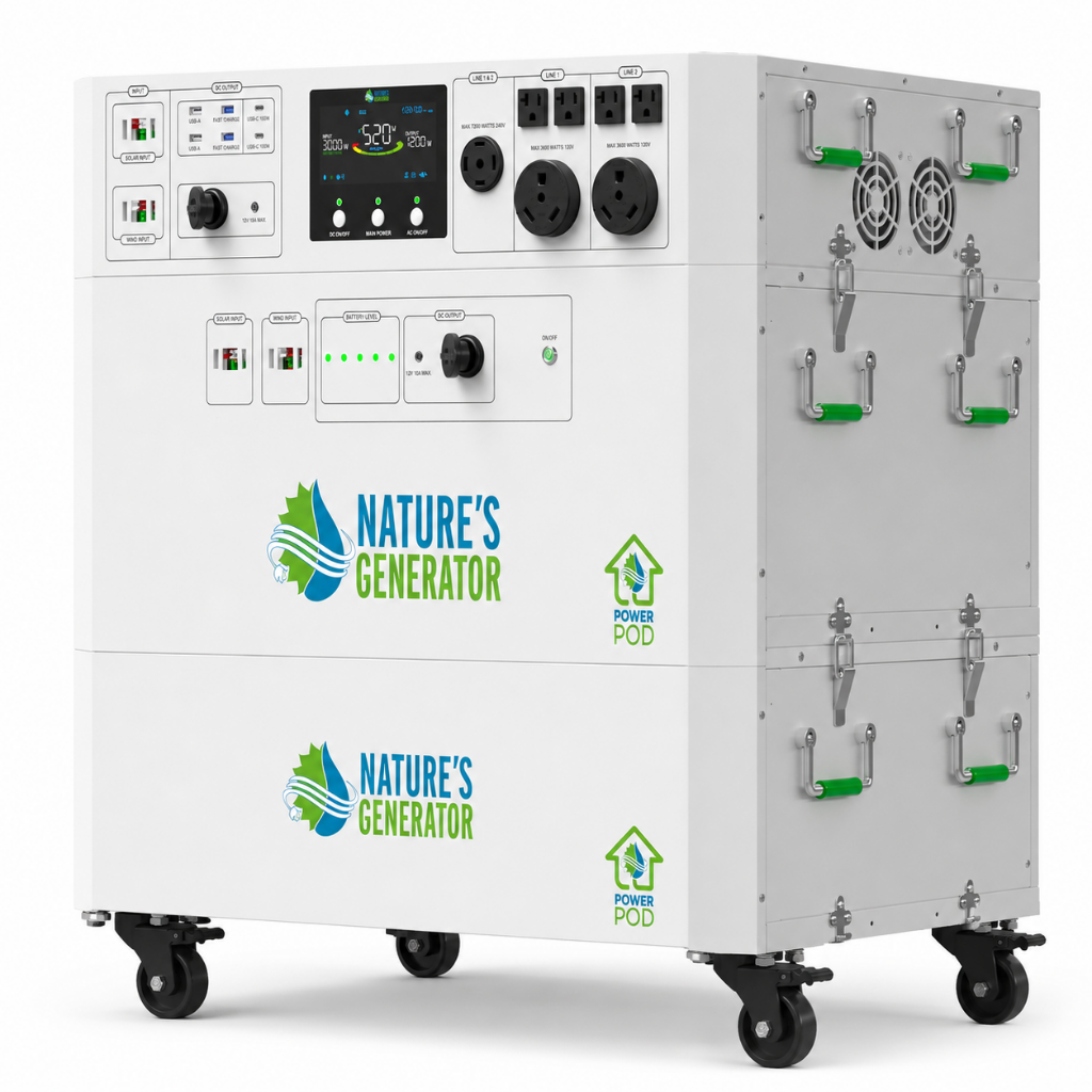 Nature’s Generator Powerhouse V2 Solar & Wind Generator