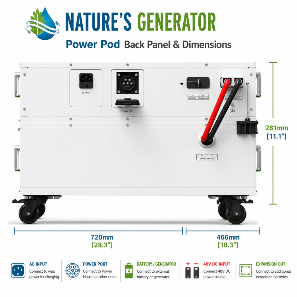Nature’s Generator Powerhouse V2 Whole Home Generator