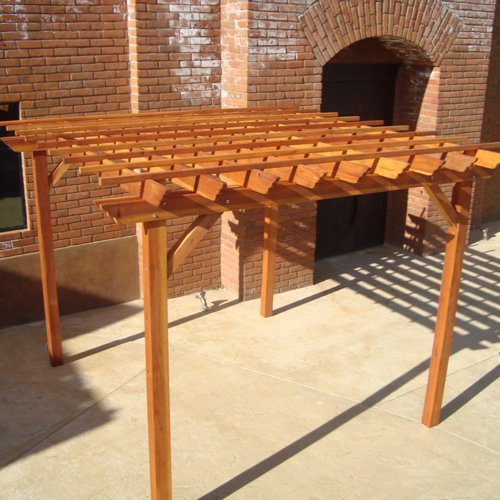 Best Redwood Super Deck Pergola | Custom Redwood Outdoor Pergola System