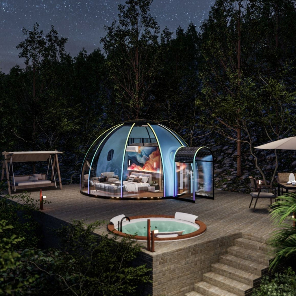 Dome Spaces PCD DP Series Domes | Insulated Polycarbonate Glamping Domes