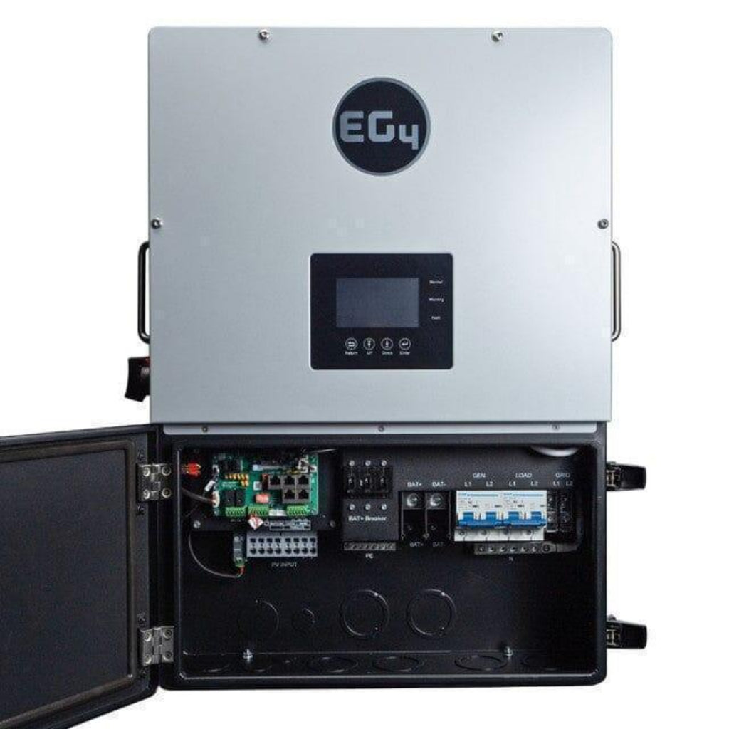 EG4 12kPV Hybrid Inverter 12000W Input 120/240V Split Phase | All-In-One Hybrid Solar Inverter