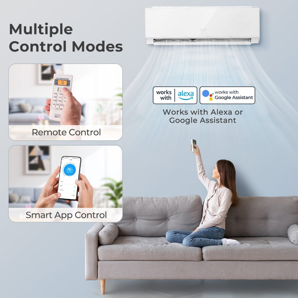 24,000 BTU Energy Star Mini Split Air Conditioner & Heat Pump System