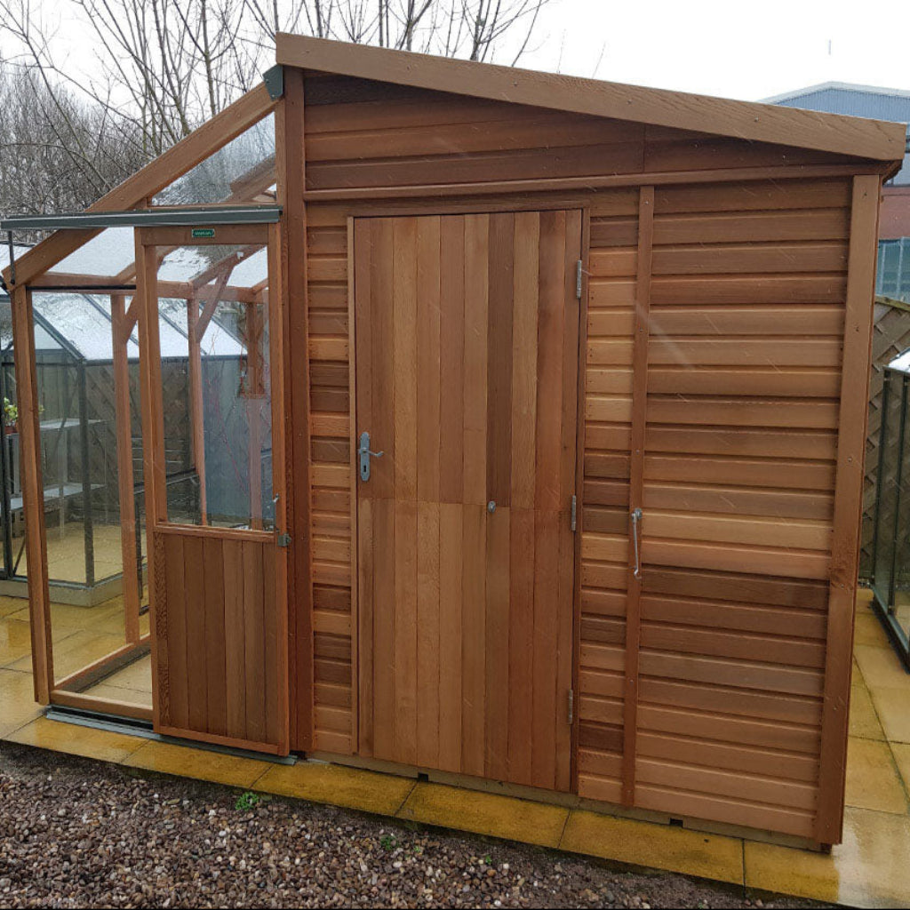 Alton Fusion 10 | Modern Cedar Greenhouse