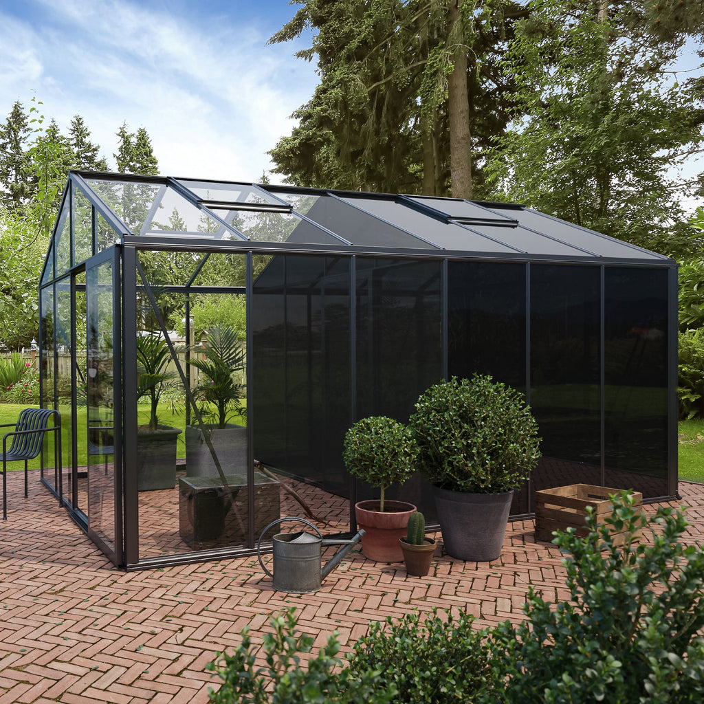 Bloom Cabin Classic Aluminum Greenhouse – Built-In Storage Edition