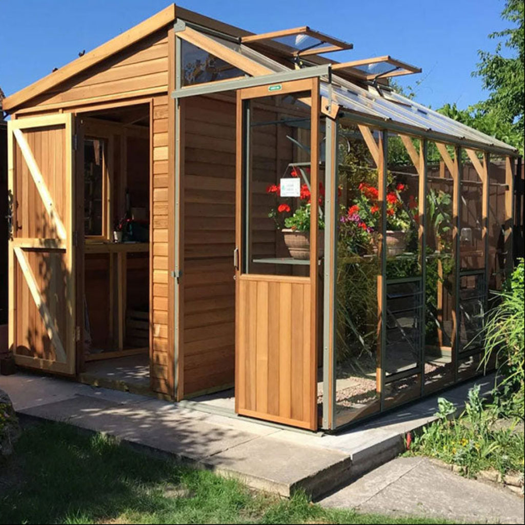 Alton Fusion 10 | Modern Cedar Greenhouse