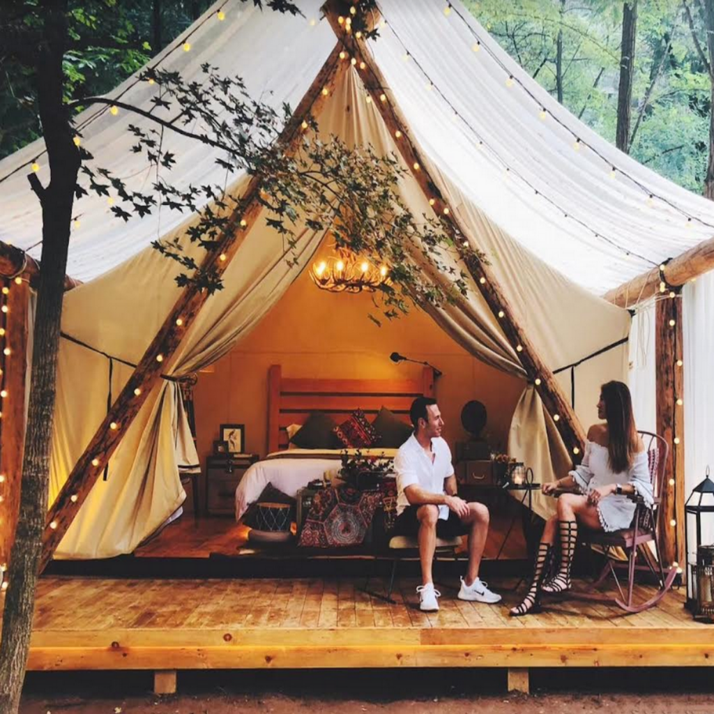 Tent Spaces TJT1624 Luxury Rectangular Tent | Architectural Glamping Tent System