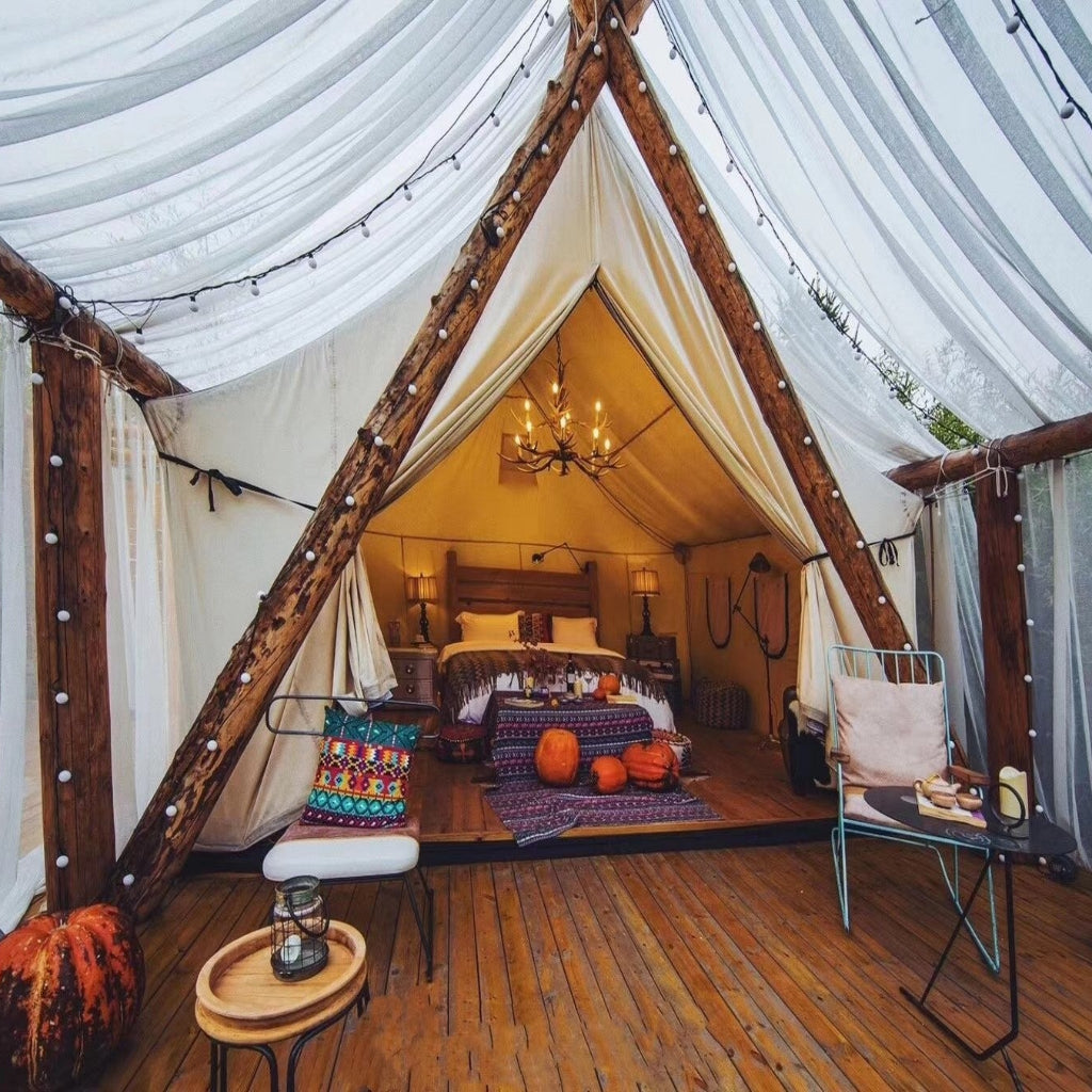 Tent Spaces TJT1624 Luxury Rectangular Tent | Architectural Glamping Tent System