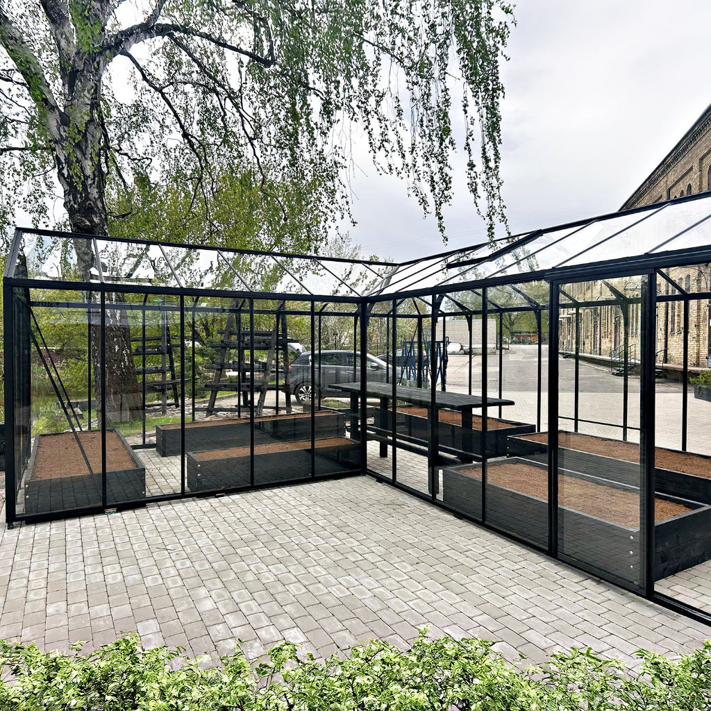 Bloom Cabin Aluminum Grand Orangerie Greenhouse | Luxury Estate Garden Conservatory