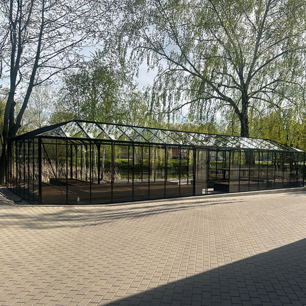 Bloom Cabin Aluminum Grand Orangerie Greenhouse | Luxury Estate Garden Conservatory