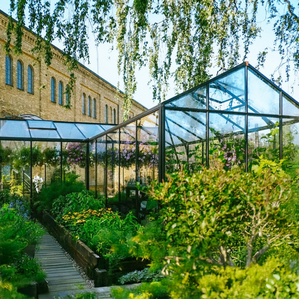 Bloom Cabin Aluminum Grand Orangerie Greenhouse | Luxury Estate Garden Conservatory