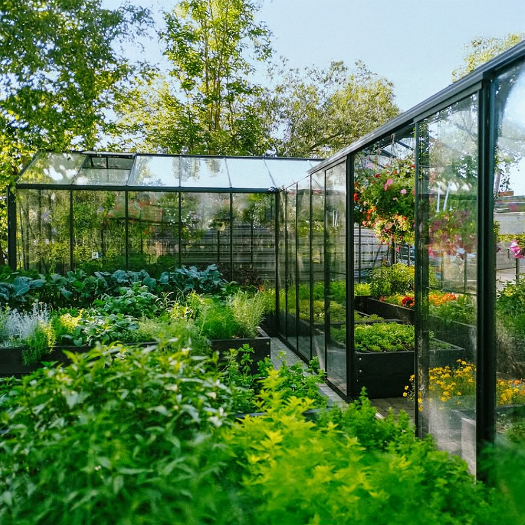 Bloom Cabin Aluminum Grand Orangerie Greenhouse | Luxury Estate Garden Conservatory