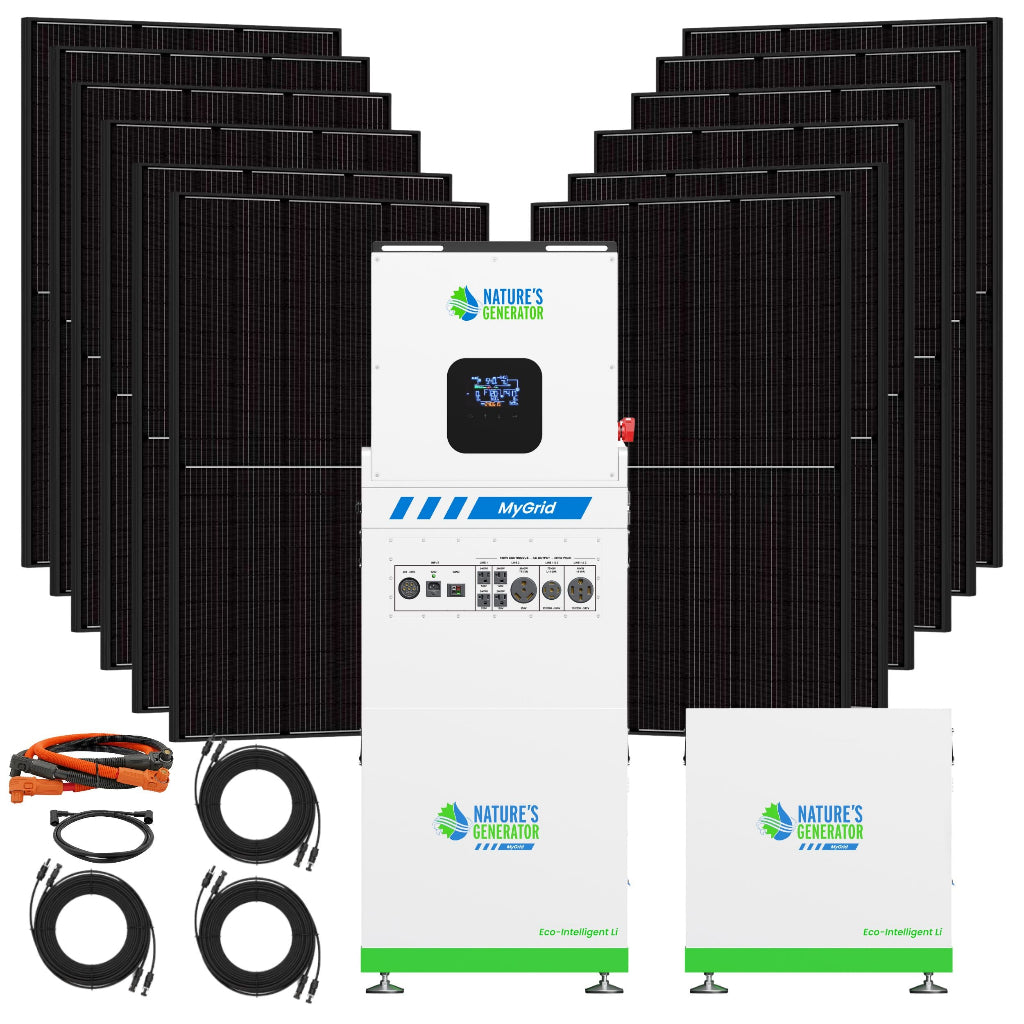 Nature’s Generator MyGrid 10K Solar Generator for Home