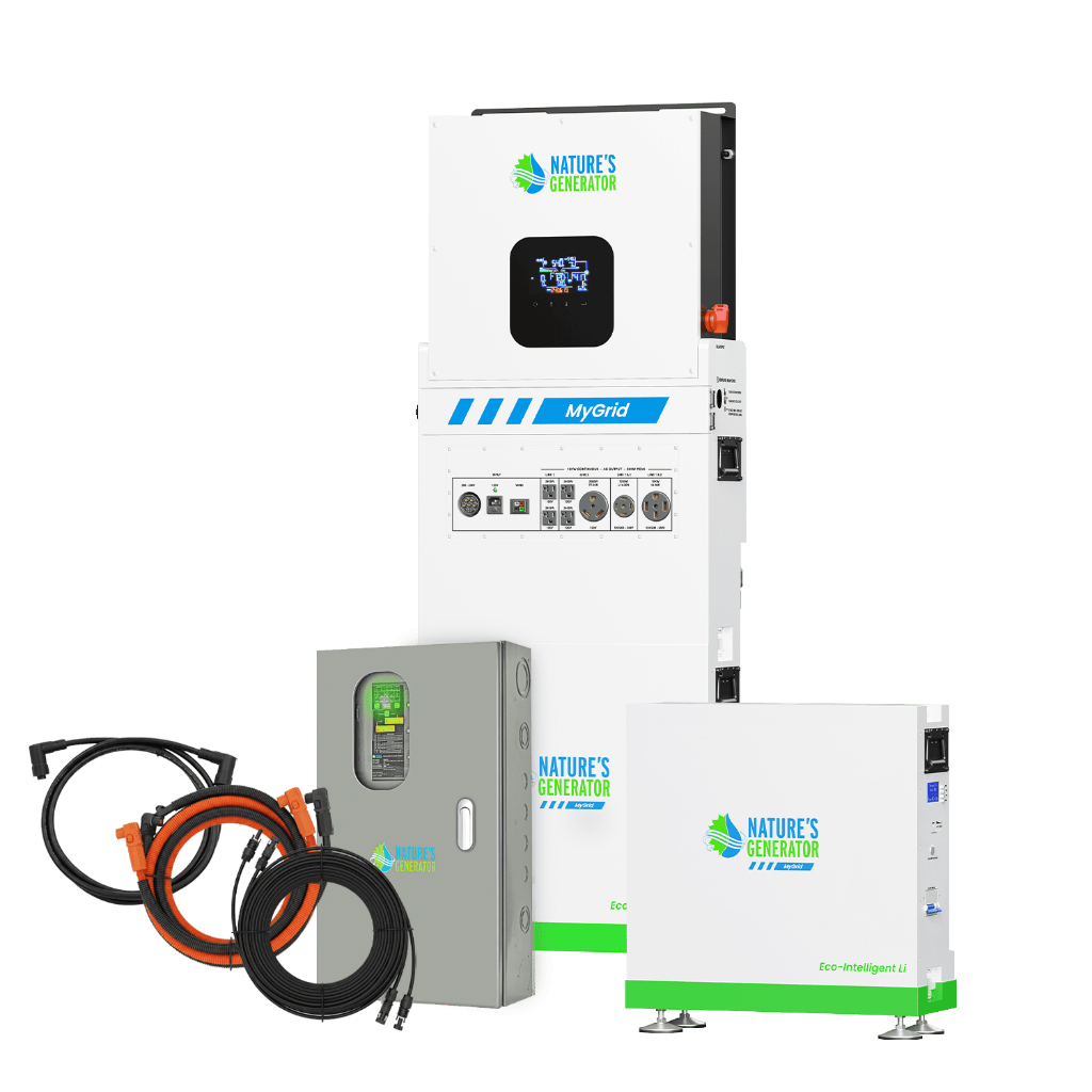 MyGrid 10K with Transfer Switch for House Battery Backup