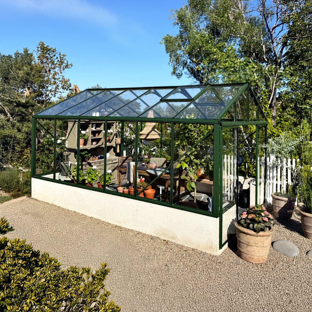 Bloom Cabin Aluminum CLASSIC Wall-Mounted Greenhouse | Architectural Lean-To Garden Conservatory