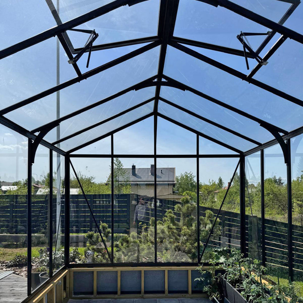 Bloom Cabin Aluminum CLASSIC Wall-Mounted Greenhouse | Architectural Lean-To Garden Conservatory