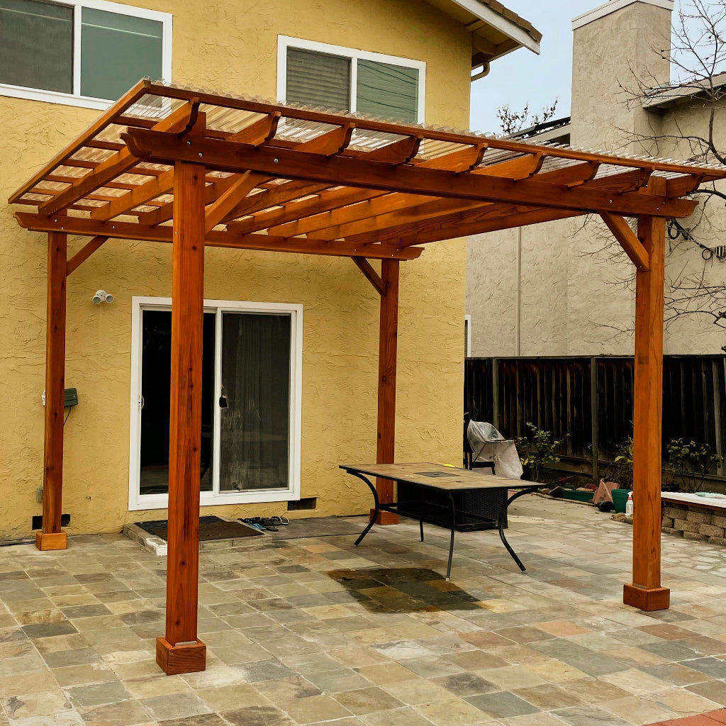 Best Redwood Super Deck Pergola | Custom Redwood Outdoor Pergola System