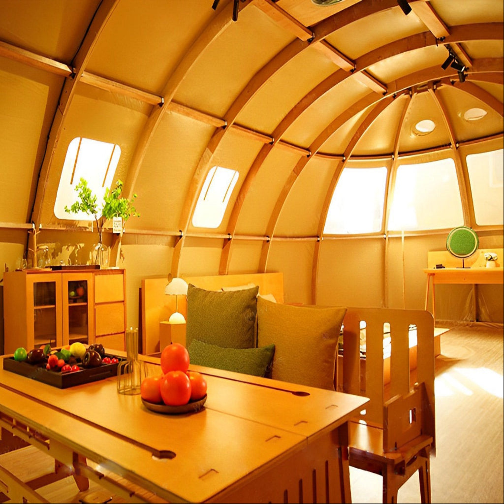 Tent Spaces Polaris TYL Dome Tent Series | Wood-Framed Panoramic Glamping Domes