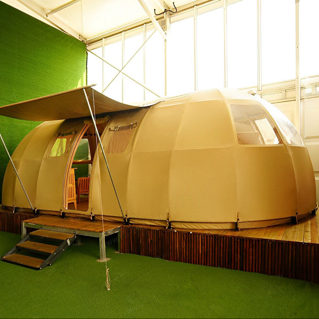 Tent Spaces Polaris TYL Dome Tent Series | Wood-Framed Panoramic Glamping Domes