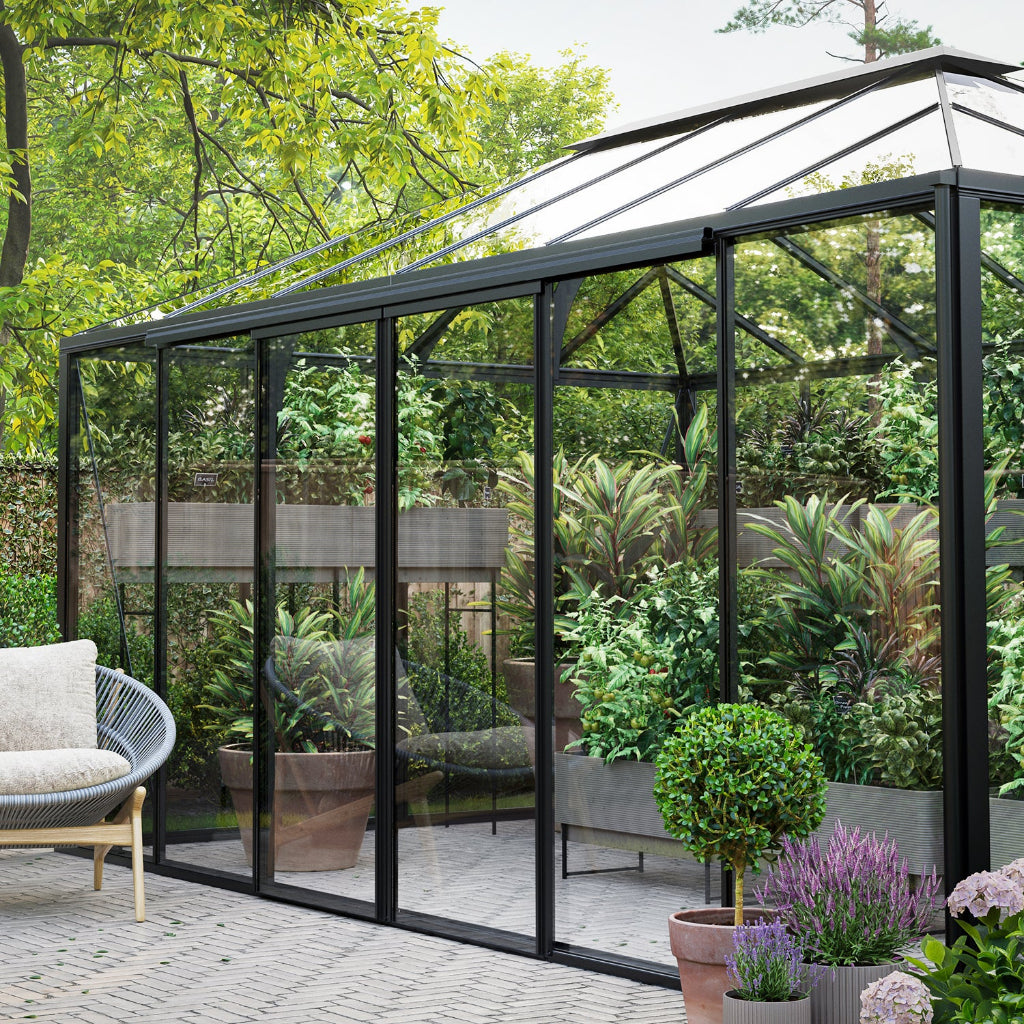 Bloom Cabin Aluminum Pyramid Greenhouse | Architectural Pyramid Garden Conservatory
