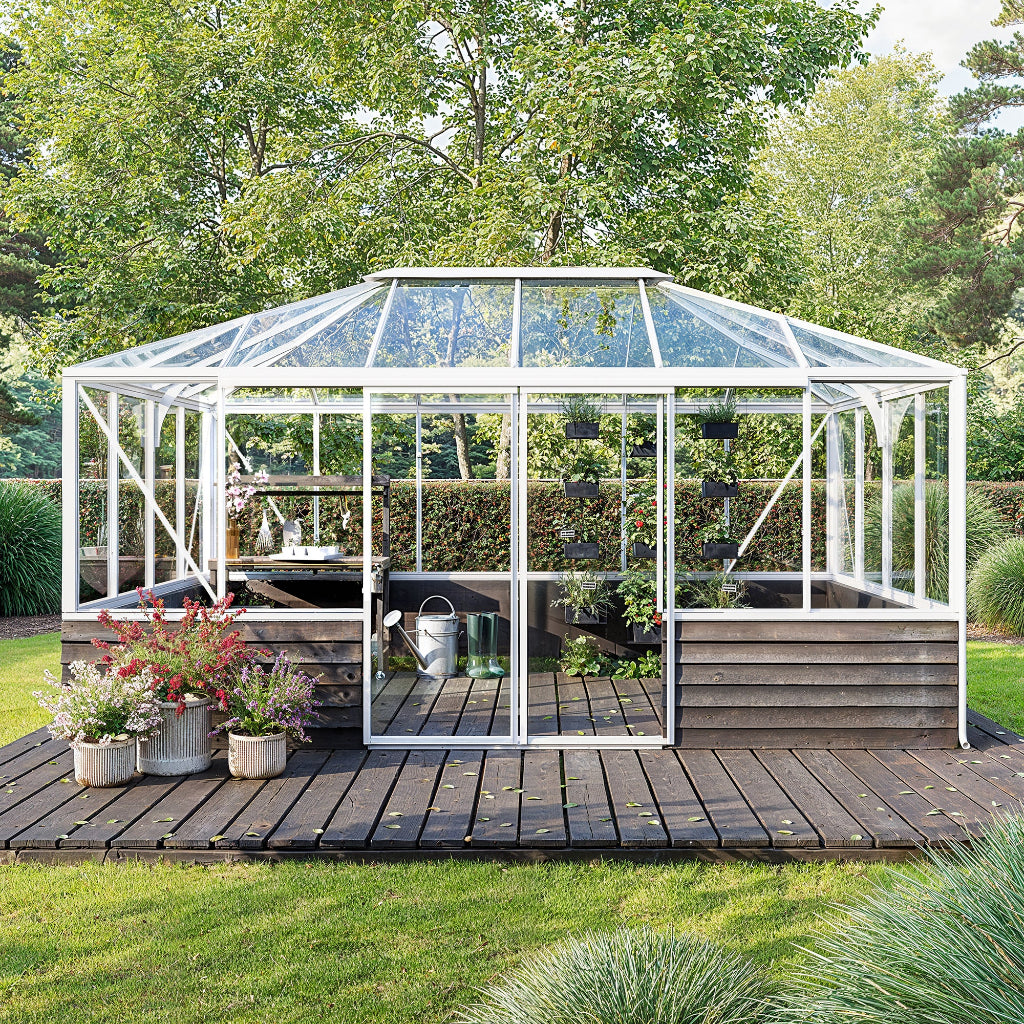 Bloom Cabin Aluminum Pyramid Greenhouse | Architectural Pyramid Garden Conservatory