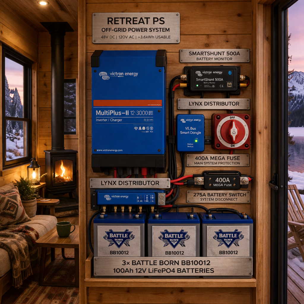 OGH Retreat Power System RETREAT PS | Advanced Off-Grid Power System