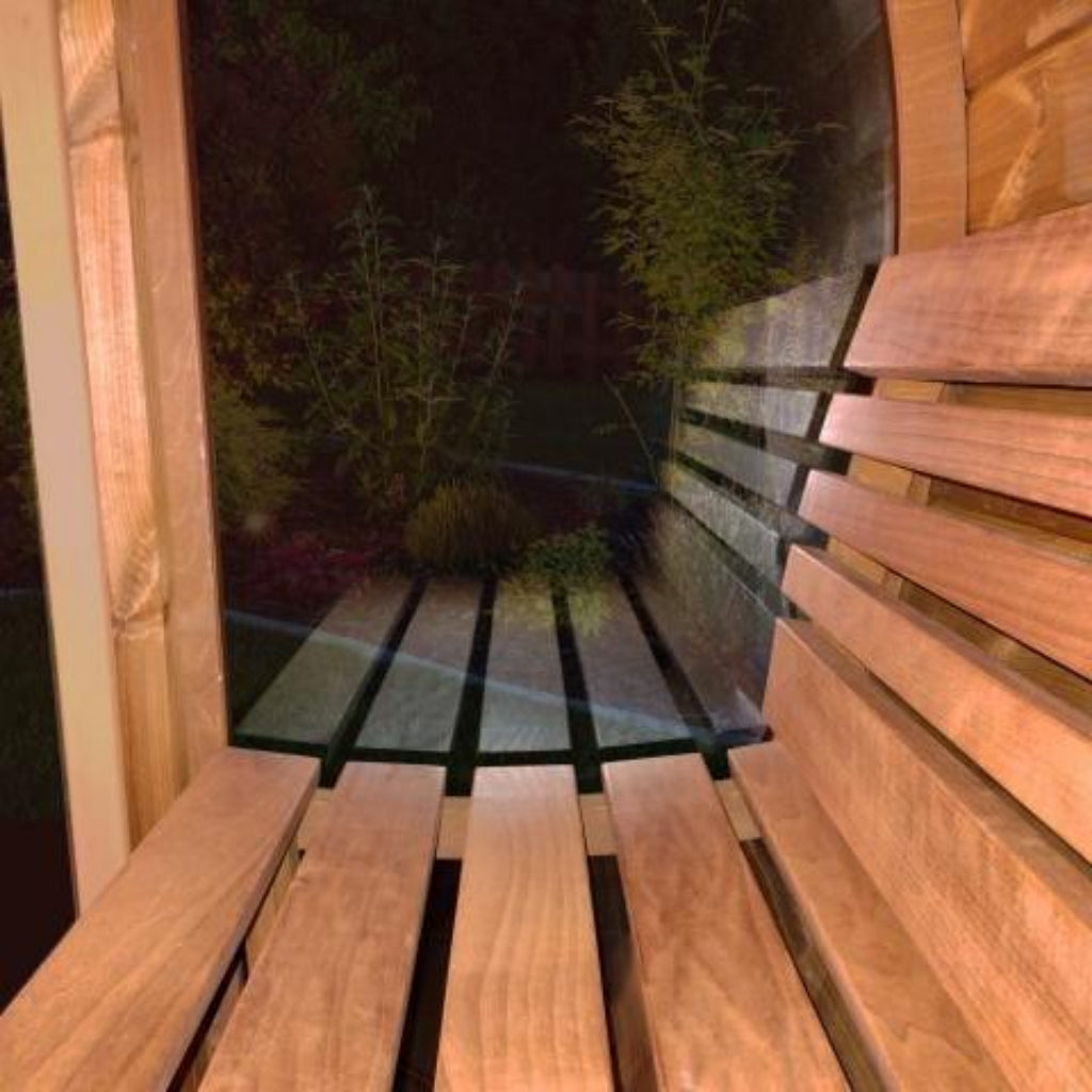 SaunaLife E8G ERGO-Series 6-Person Outdoor Barrel Sauna (SAK92814)