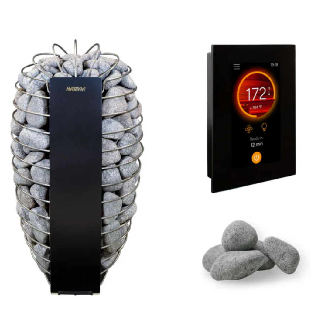 Harvia Spirit Sauna Heater With Rocks and WiFi Control