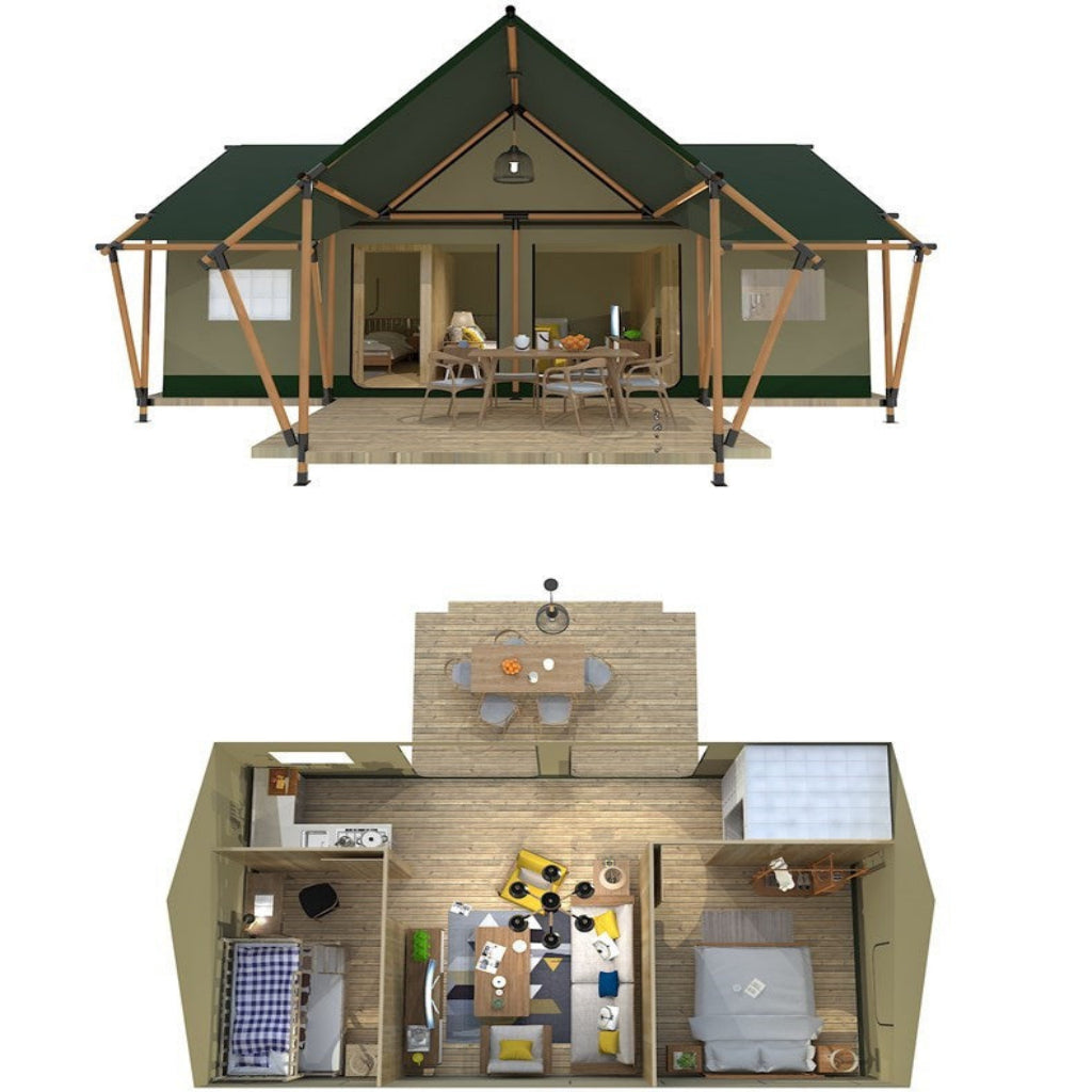 Tent Spaces TCT Series Luxury Frame Tents | Open-Air Hospitality Structures