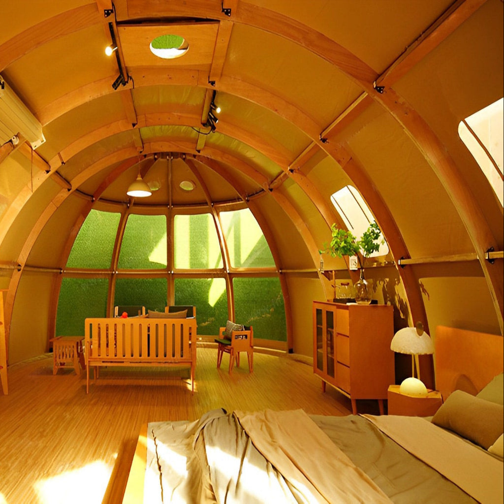 Tent Spaces Polaris TYL Dome Tent Series | Wood-Framed Panoramic Glamping Domes