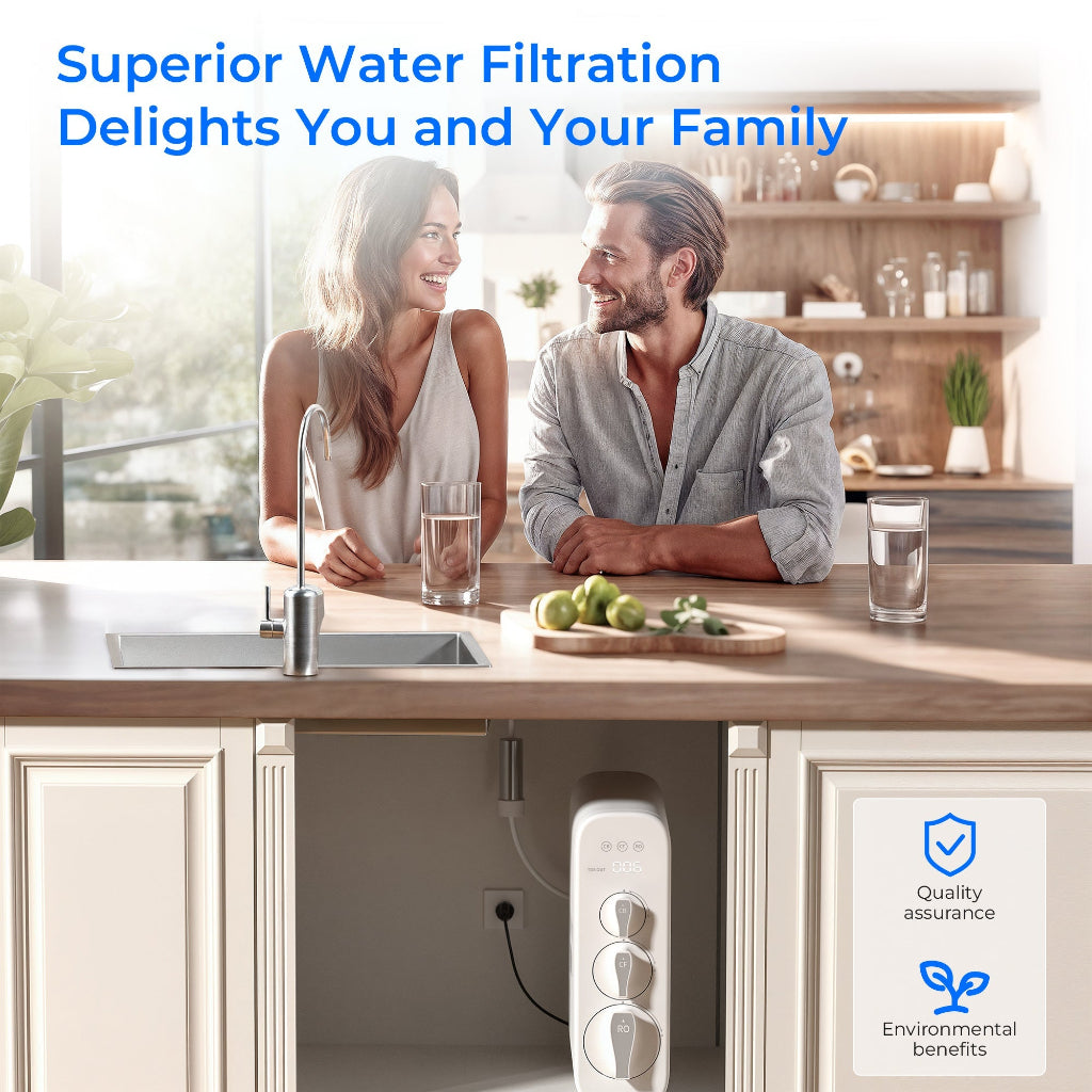 Waterdrop G3P800 800 GPD Tankless Reverse Osmosis Water Filtration System