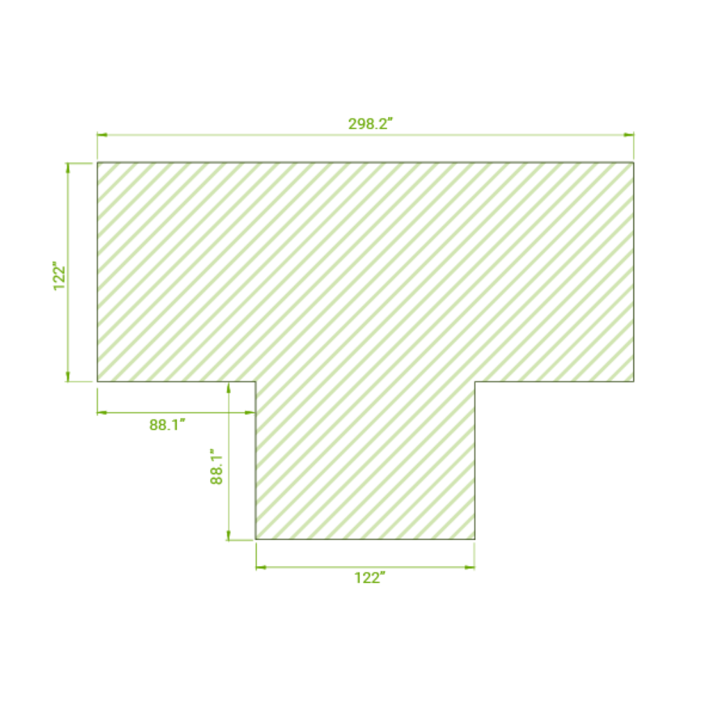 Bloom Cabin Aluminum T-Shape Orangerie Greenhouse | Luxury European Garden Conservatory