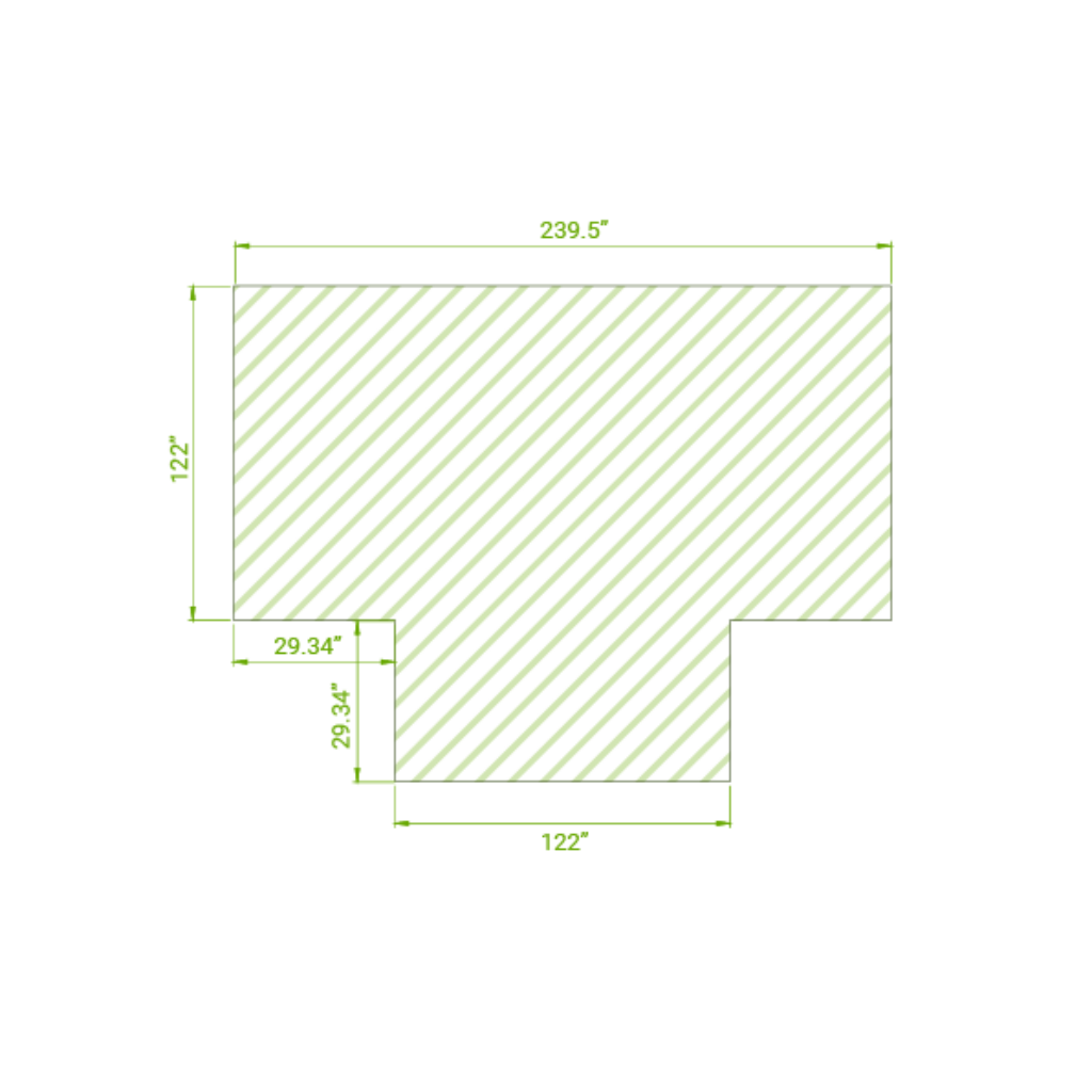 Bloom Cabin Aluminum T-Shape Orangerie Greenhouse | Luxury European Garden Conservatory